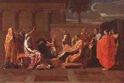 Nicolas Poussin Moses Trampling on the Pharaoh's Crown (mk08) china oil painting reproduction